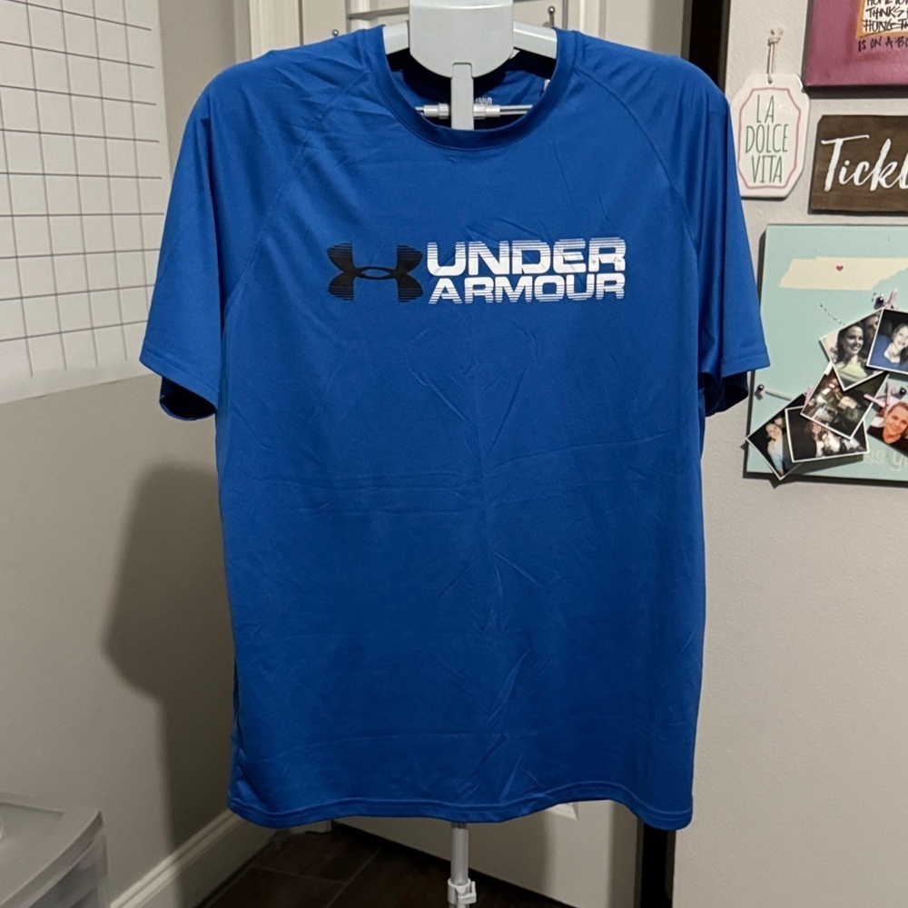 Under Armour Men's Vibrant Blue Short Sleeve Tee